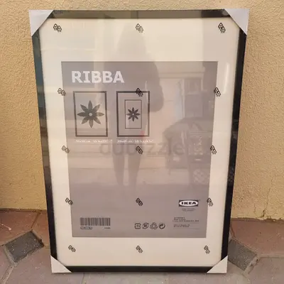 2x IKEA RIBBA (Black): 50x70 cm