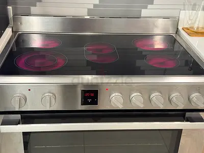 Stainless Steel Electric Ceramic Hob with Built-in Oven