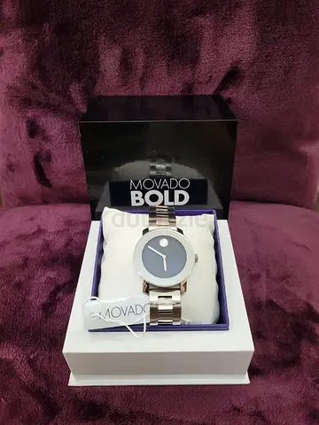 Unused Swiss made Movado Bold wrist watch