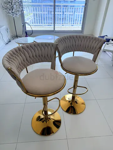 Gold / beige Bar stools / high chairs