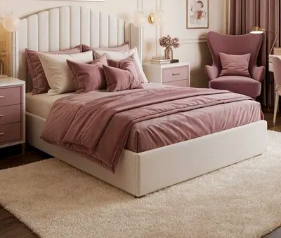New beige colour king size Bed
