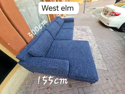 Feather 🪶 Filled LShape Sofa West elm Sofa High Quality