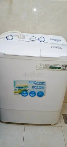 Super twin tub washing machine
