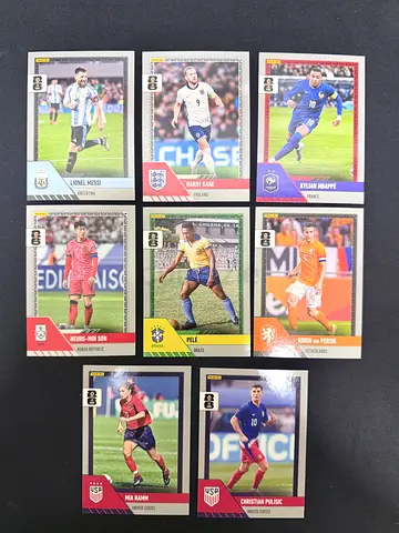 Panini Prizm Monopoly FIFA World Cup 2026 Starter Pack Complete Set – 8 Cards