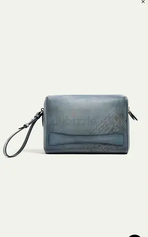Berluti Rosewood Pouch Venezia Calf Leather