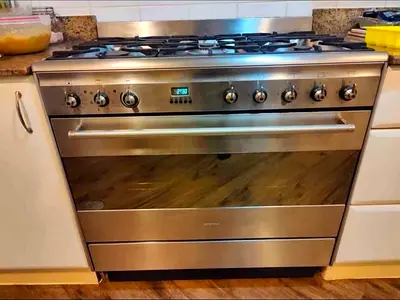 Smeg top gas oven electric 90x60cm