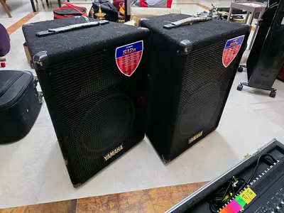 Yamaha 12-inch Speakers (Pair) with Stands