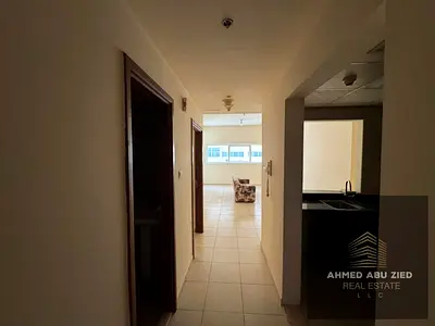 One-bedroom + living room for annual rent in Ajman One Towers. master bedroom, wardrobes, balcony,