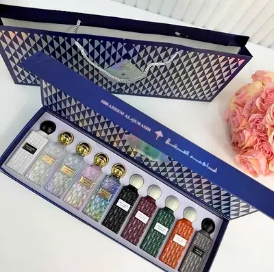 Set of 10 Designer Miniature Perfumes Gift Box 30ml in each- Mixed Scents