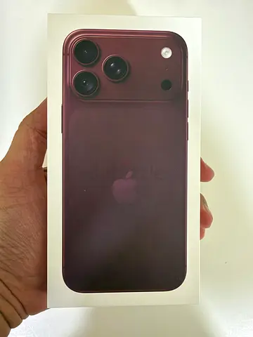Sealed Apple iPhone (Boxed) - Burgundy color, Unopened 256 GB TRA