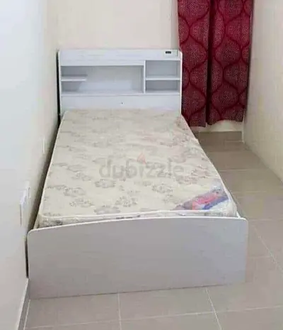 BRAND NEW SINGLE WOOD BED WITH MATTRESS FOR SALE