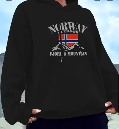 Norway blue hoodie