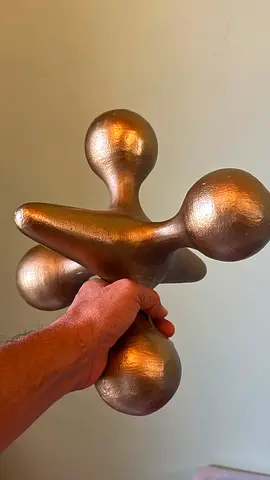 Decorative Metallic Jacks Sculptures