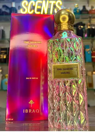 Ibraq Pink Diamond Sakura Eau de Parfum 200ml - New in Box