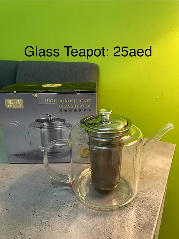 Glass teapot