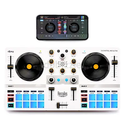 Hercules DJControl Mix Ultra DJ Controller - White