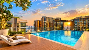 Offer Price || Elegant 3BHK || 1 Month Free || With Maids Room