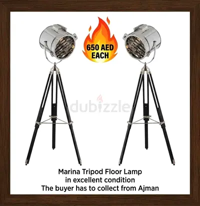 Lamp- Marina tripod floor lamp