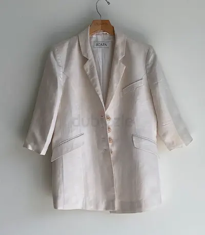 SCAPA - 100% Linen blazer - Size 40