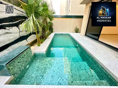 Luxury Villa for Sale in Al Helio 2 – Ajman | 5 Master Bedrooms | Private Pool | Includes Electrici