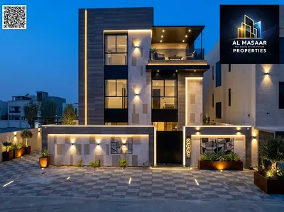 Luxury Villa for Sale in Al Helio 2 – Ajman | 5 Master Bedrooms | Private Pool | Includes Electricity, Water, and A/C Units