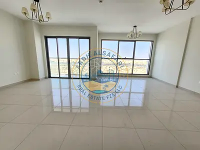 New barnd building 3bhk with wardrobes and parking balcony maid room open view tilal city Sharjah