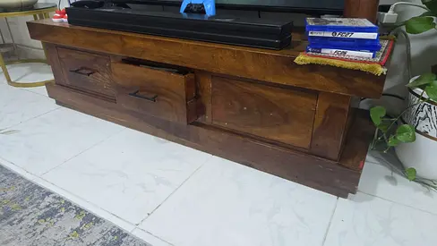 Vintage Style Wooden TV Console For Urgent Sale