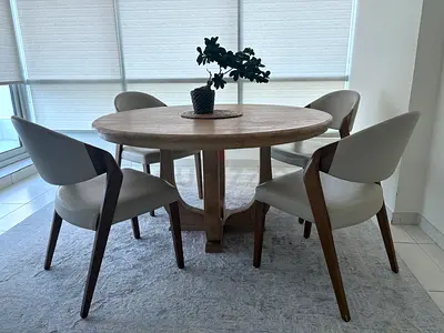 Dining Table and 4 Al Huzaifa Chairs