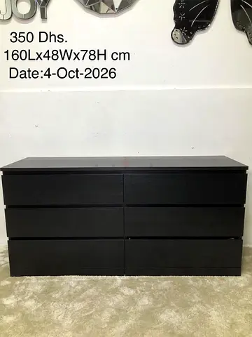 IKEA MALM 6-chest of drawer (160x48x78 cm)