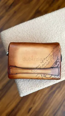 Berluti Rosewood Pouch Venezia Calf Leather