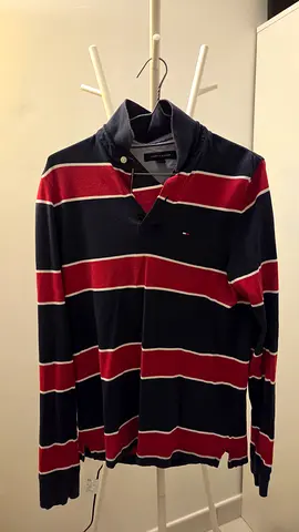 Classic Tommy Hilfiger Long-Sleeve Rugby Polo