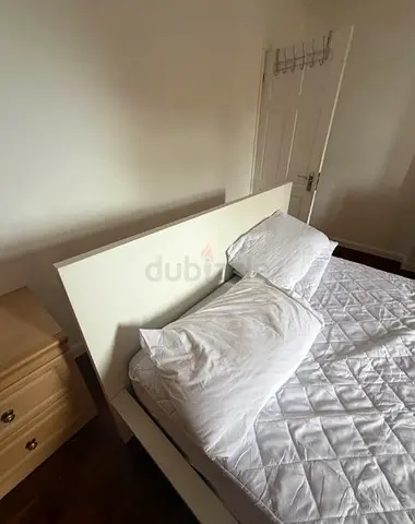 Ikea King Size Bed with Mattress Available in Perfect Condition