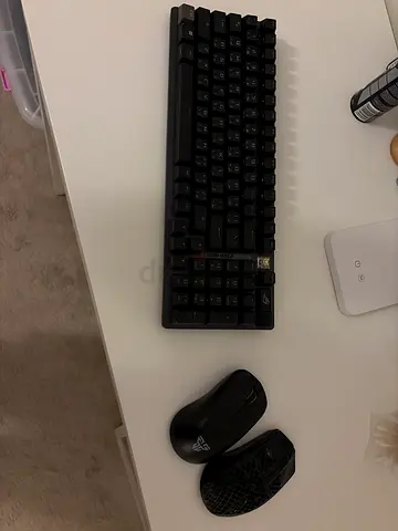 Mechanical Keyboard + Two Wireless Gaming Mice - Good Working Condition negotiable