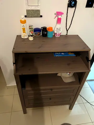 Baby changing table with baby crib and toddler bed from the SUNDVIK series from ikea great condition