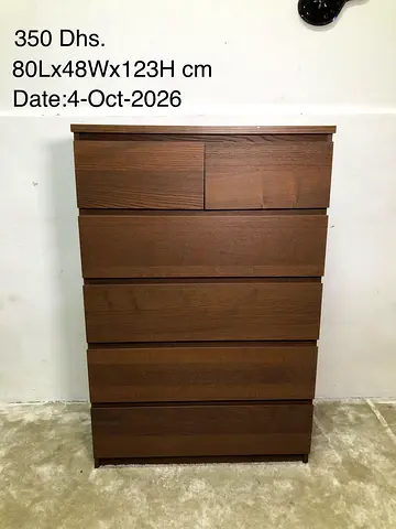IKEA MALM 6-chest of drawer (80x48x123 cm)