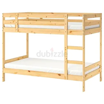 IKEA Solid Pine Bunk Bed