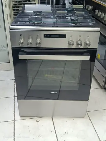 Siemens Freestanding Gas Cooker with Oven electric Stainless Steel