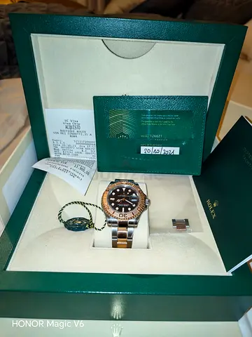 Rolex Yachtmaster 126621 Steel & Gold, 40mm, Full Set With Rolex Receipt