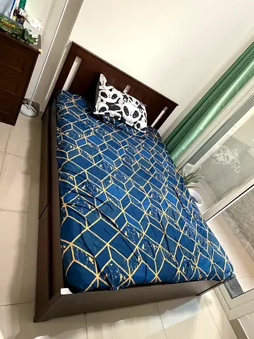 IKEA Queen Bed + Mattress + 4 Large Storage Drawers | Very Good Condition