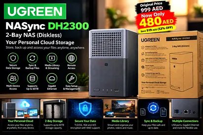 UGREEN NASync DH2300 – 2-Bay Personal Cloud NAS Storage
