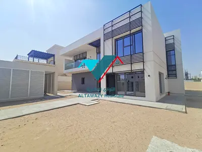 Modern villa for rent in Riyadh, in the "First Blocks" (Al-Ahwad Al-Ula) area; close to all amenities and featuring high-end finishing.