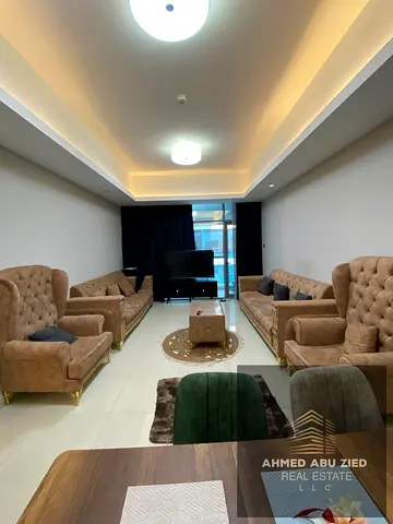 Luxury Furnished 2BHK Apartment for Rent in Gulfa Towers Al Rashidiya 1 Ajman, Master Bed, 3 Baths & Balcony with Free Gym & Pool for 62k in 4 Cheques