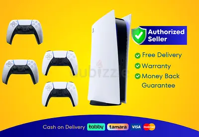 Sony PlayStation 5 Gaming Console Fat – Digital Edition with 4 Controllers, PS5 | New |  Warranty |