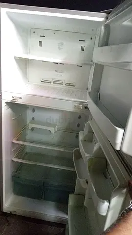 Used Double-Door Refrigerator - Runs Fine, Needs Cleaning