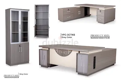 Office table and cabinet brand new Big size