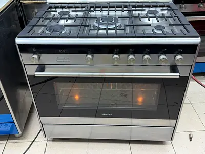 Siemens cooker tap gas oven electric 90by60cm 5 burnal very good condition Iq500