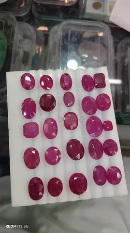 Natural rubies enhance