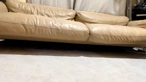 Premium full-grain Italian leather 3-seater sofas from Natuzzi Italia
