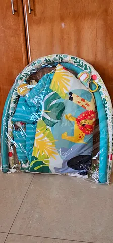 Baby Activity Playmat with Arch and Toys - Good Condition
