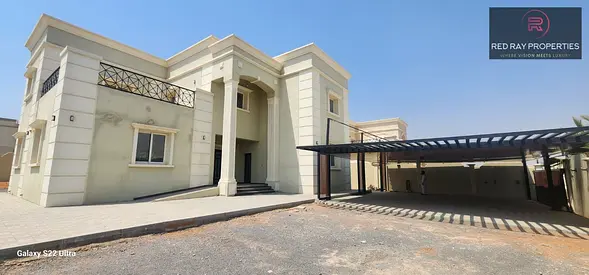 فيلا مفروشة أول ساكن للإيجار في بطين السمر | 4 غرف ماستر | مجلس | صالتان | غرفة عاملة | مطبخ مجهز | 100,000 درهم سنوياً